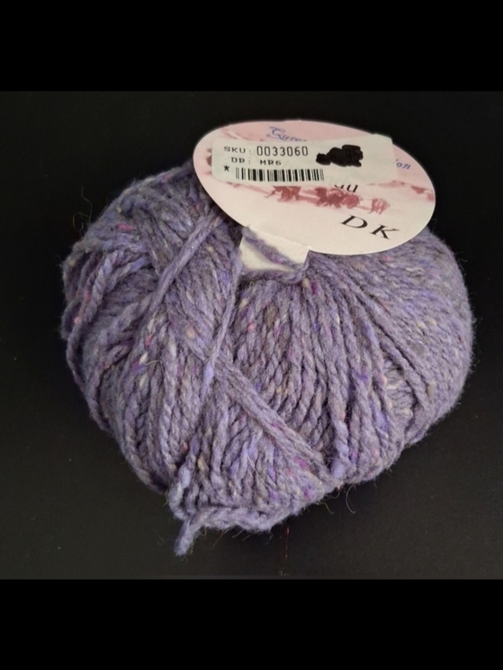 NWT Queensland Collection Kathmandu DK Purple Merino Silk Cashmere Knit Yarn